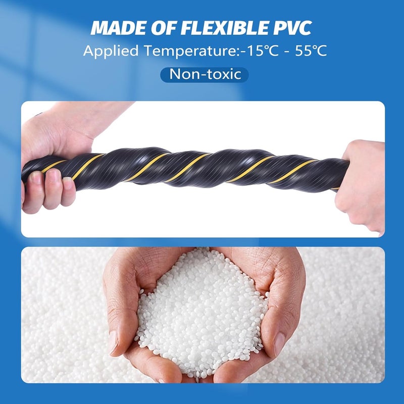 vilmon 6.5FT Heavy Duty PVC Floor Cable Cover, Floor Cord Cover, Cable Protector Protect Wire for Indoor and Outdoor Cable Cavity = 0.94" (W) x 0.4" (H)(3 Channels - Image 5